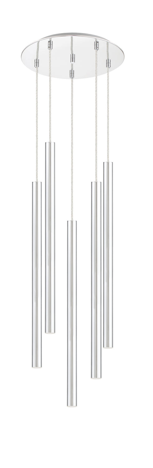 Z-Lite 917MP24-CH-LED-5RCH LED Chandelier, Chrome