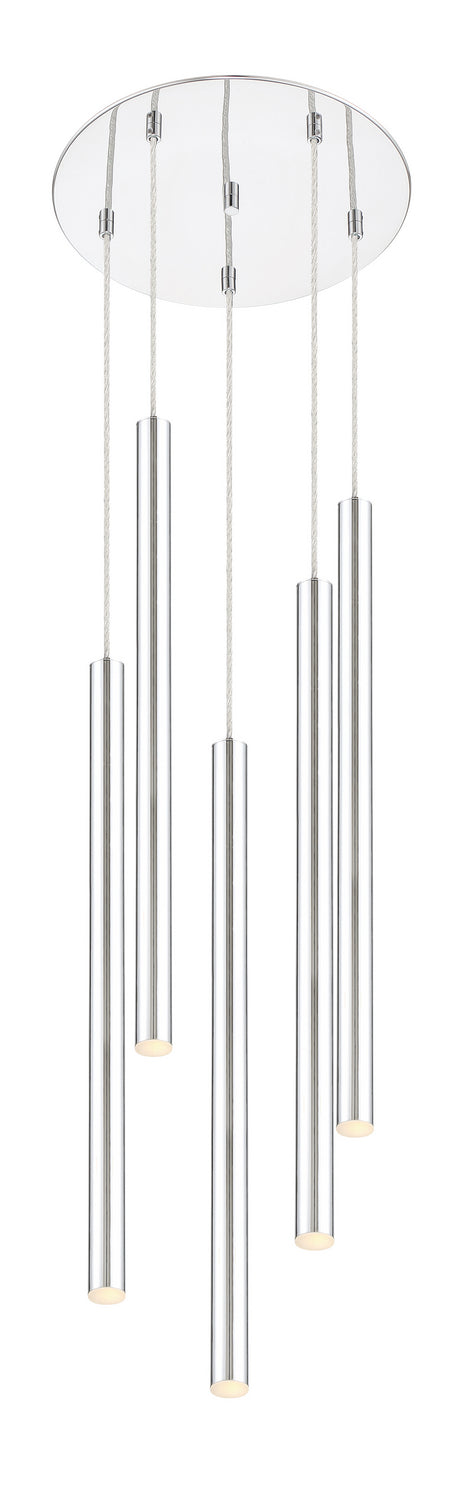 Z-Lite 917MP24-CH-LED-5RCH LED Chandelier, Chrome