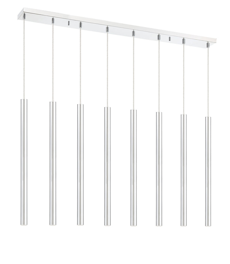 Z-Lite 917MP24-CH-LED-8LCH LED Linear Chandelier, Chrome