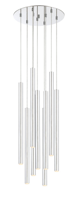 Z-Lite 917MP24-CH-LED-9RCH LED Chandelier, Chrome