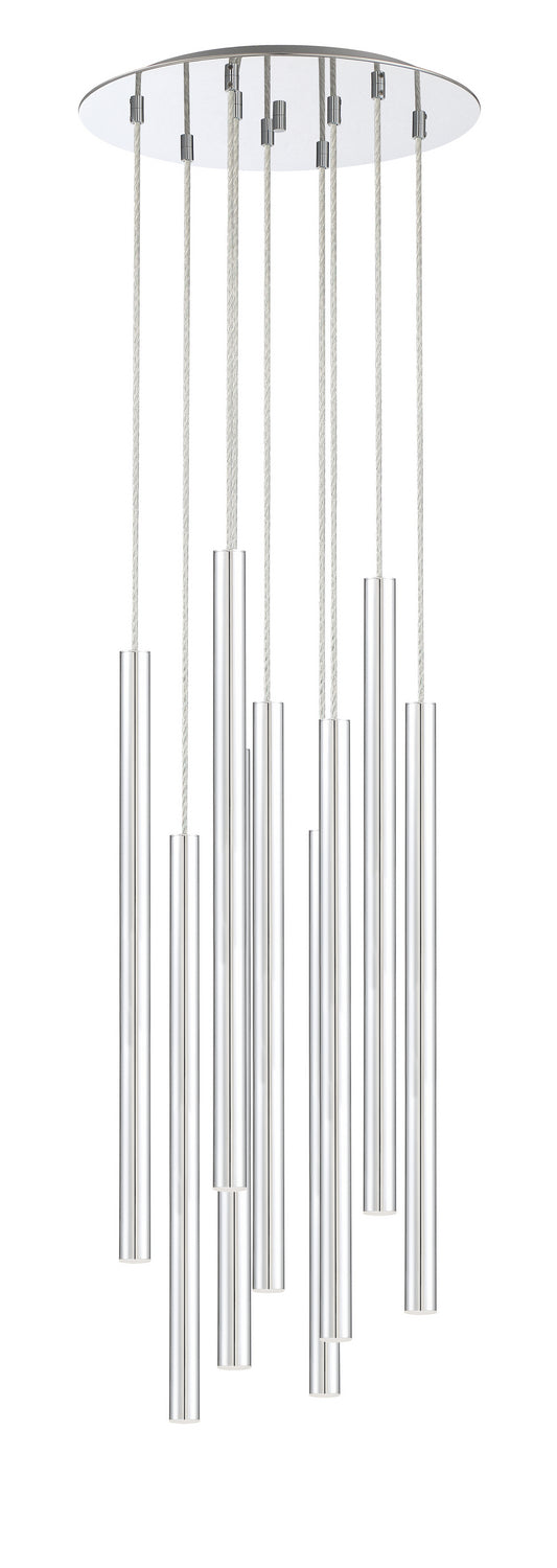 Z-Lite 917MP24-CH-LED-9RCH LED Chandelier, Chrome