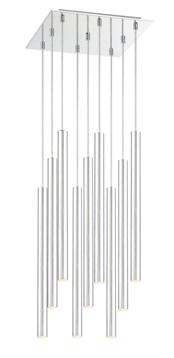 Z-Lite 917MP24-CH-LED-9SCH LED Chandelier, Chrome