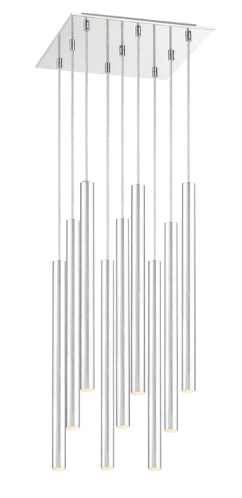 Z-Lite 917MP24-CH-LED-9SCH LED Chandelier, Chrome