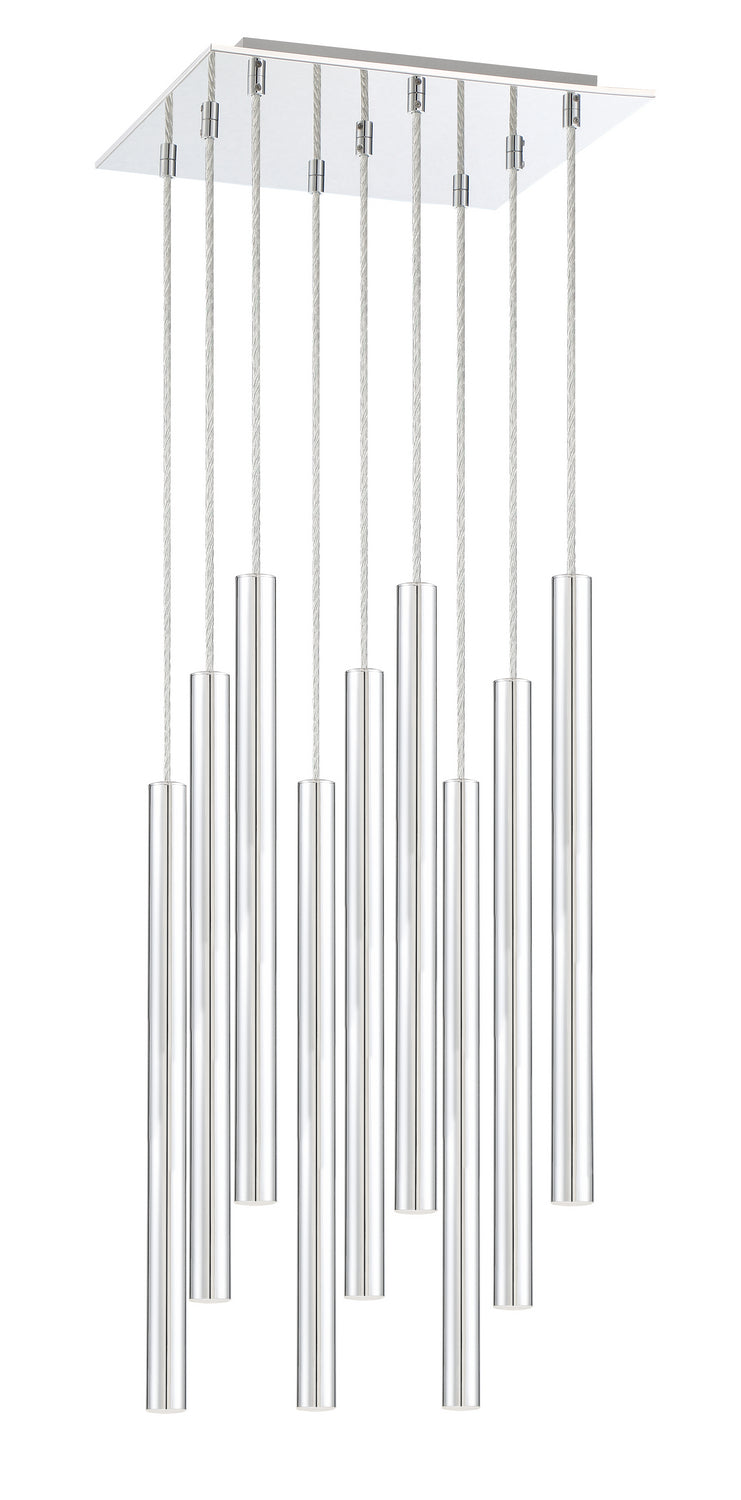 Z-Lite 917MP24-CH-LED-9SCH LED Chandelier, Chrome