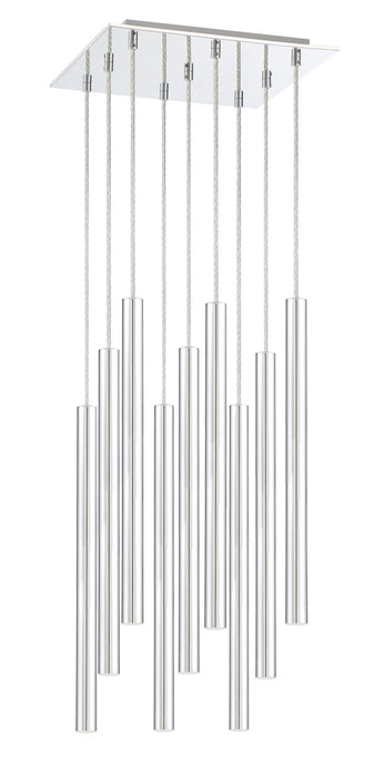 Z-Lite 917MP24-CH-LED-9SCH LED Chandelier, Chrome