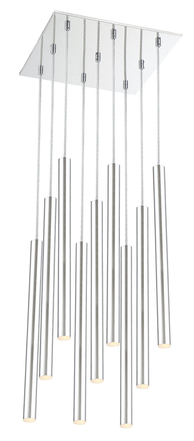 Z-Lite 917MP24-CH-LED-9SCH LED Chandelier, Chrome
