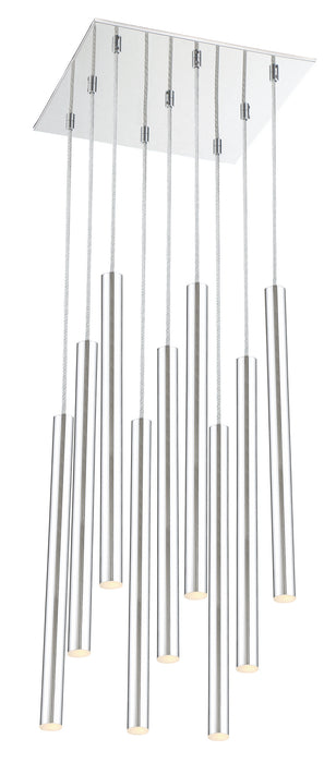 Z-Lite 917MP24-CH-LED-9SCH LED Chandelier, Chrome