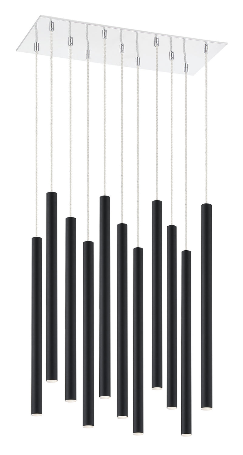 Z-Lite 917MP24-MB-LED-11LCH LED Chandelier, Chrome