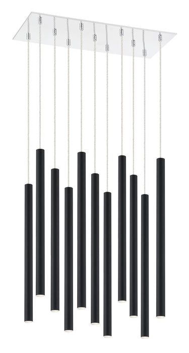 Z-Lite 917MP24-MB-LED-11LCH LED Chandelier, Chrome