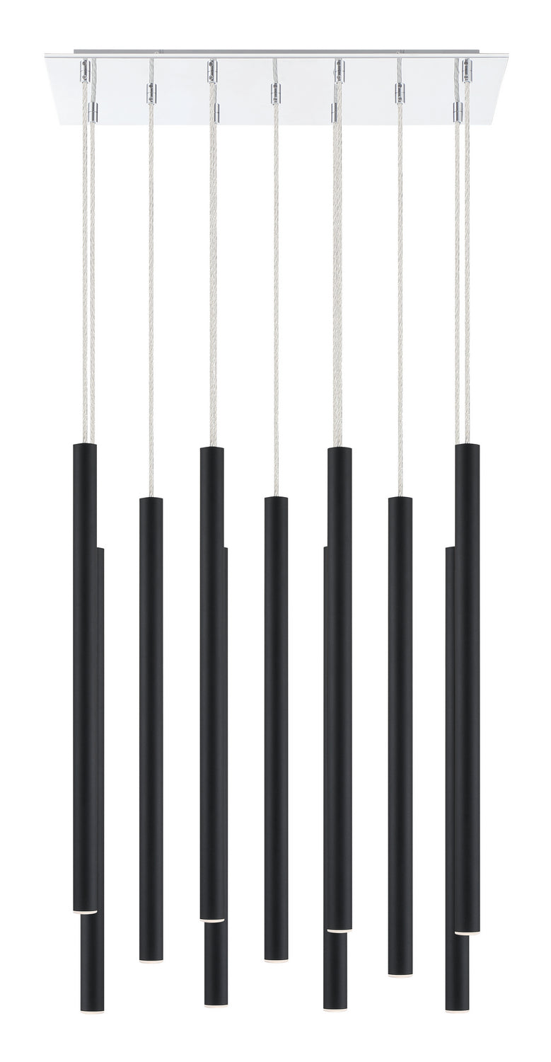 Z-Lite 917MP24-MB-LED-11LCH LED Chandelier, Chrome