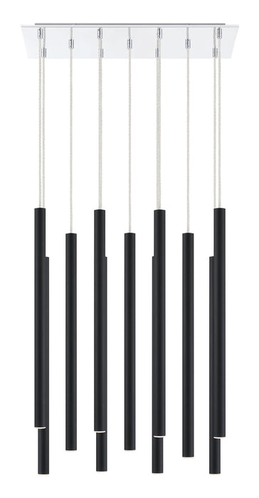 Z-Lite 917MP24-MB-LED-11LCH LED Chandelier, Chrome