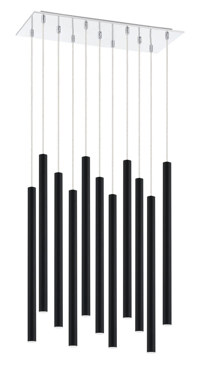 Z-Lite 917MP24-MB-LED-11LCH LED Chandelier, Chrome