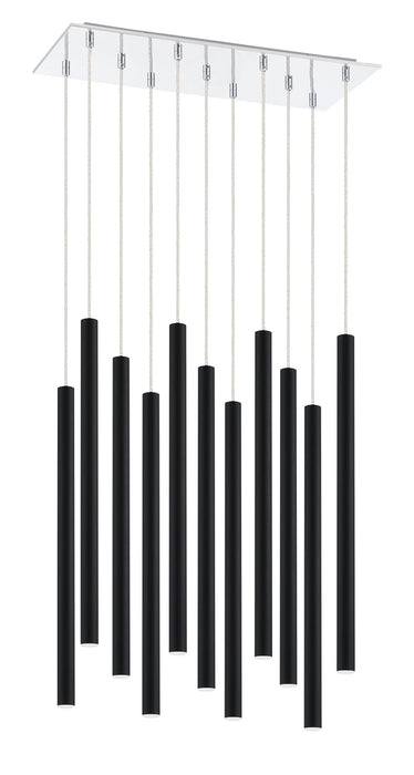Z-Lite 917MP24-MB-LED-11LCH LED Chandelier, Chrome