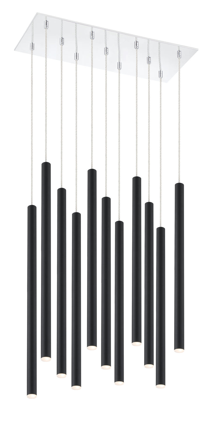 Z-Lite 917MP24-MB-LED-11LCH LED Chandelier, Chrome