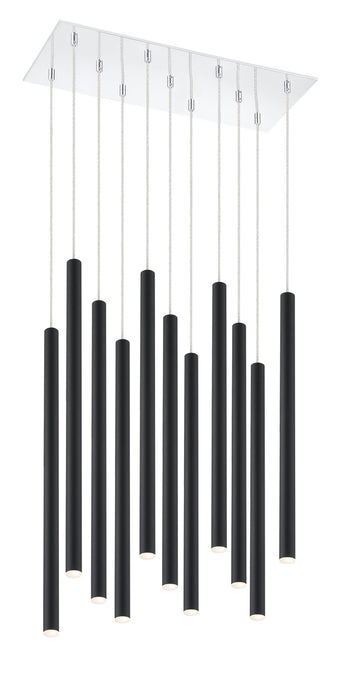 Z-Lite 917MP24-MB-LED-11LCH LED Chandelier, Chrome