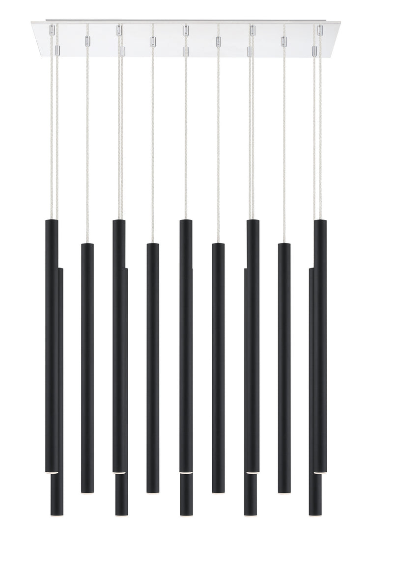 Z-Lite 917MP24-MB-LED-14LCH LED Chandelier, Chrome