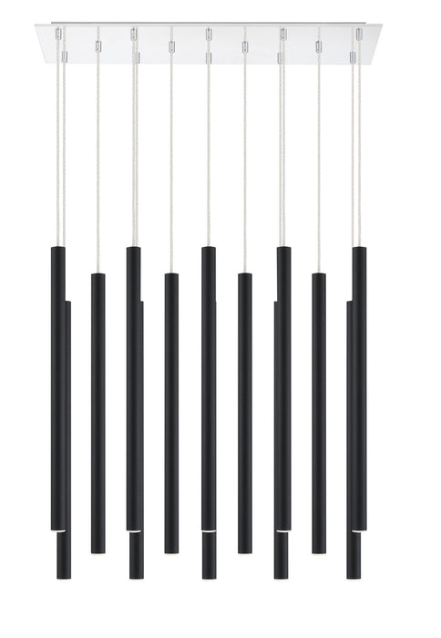 Z-Lite 917MP24-MB-LED-14LCH LED Chandelier, Chrome