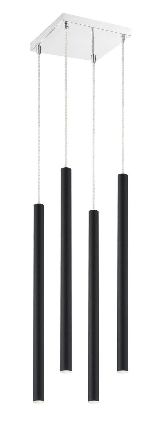 Z-Lite 917MP24-MB-LED-4SCH LED Chandelier, Chrome