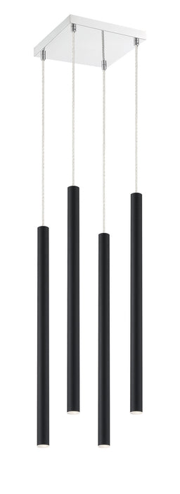 Z-Lite 917MP24-MB-LED-4SCH LED Chandelier, Chrome
