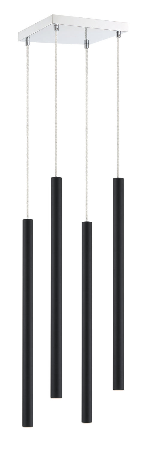 Z-Lite 917MP24-MB-LED-4SCH LED Chandelier, Chrome