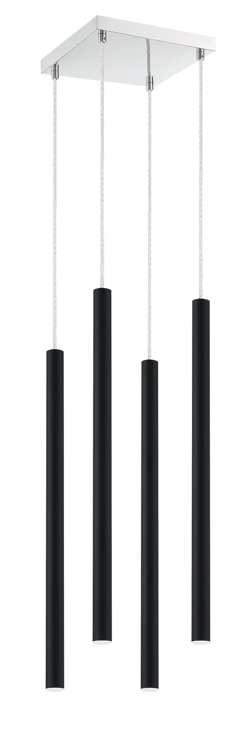 Z-Lite 917MP24-MB-LED-4SCH LED Chandelier, Chrome