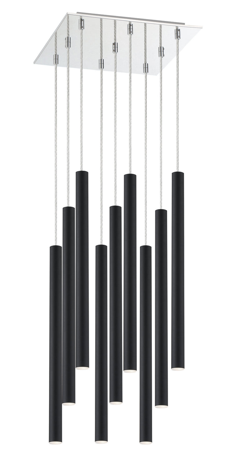 Z-Lite 917MP24-MB-LED-9SCH LED Chandelier, Chrome