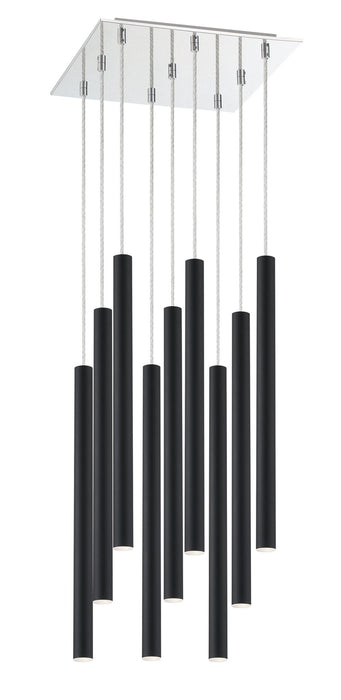 Z-Lite 917MP24-MB-LED-9SCH LED Chandelier, Chrome
