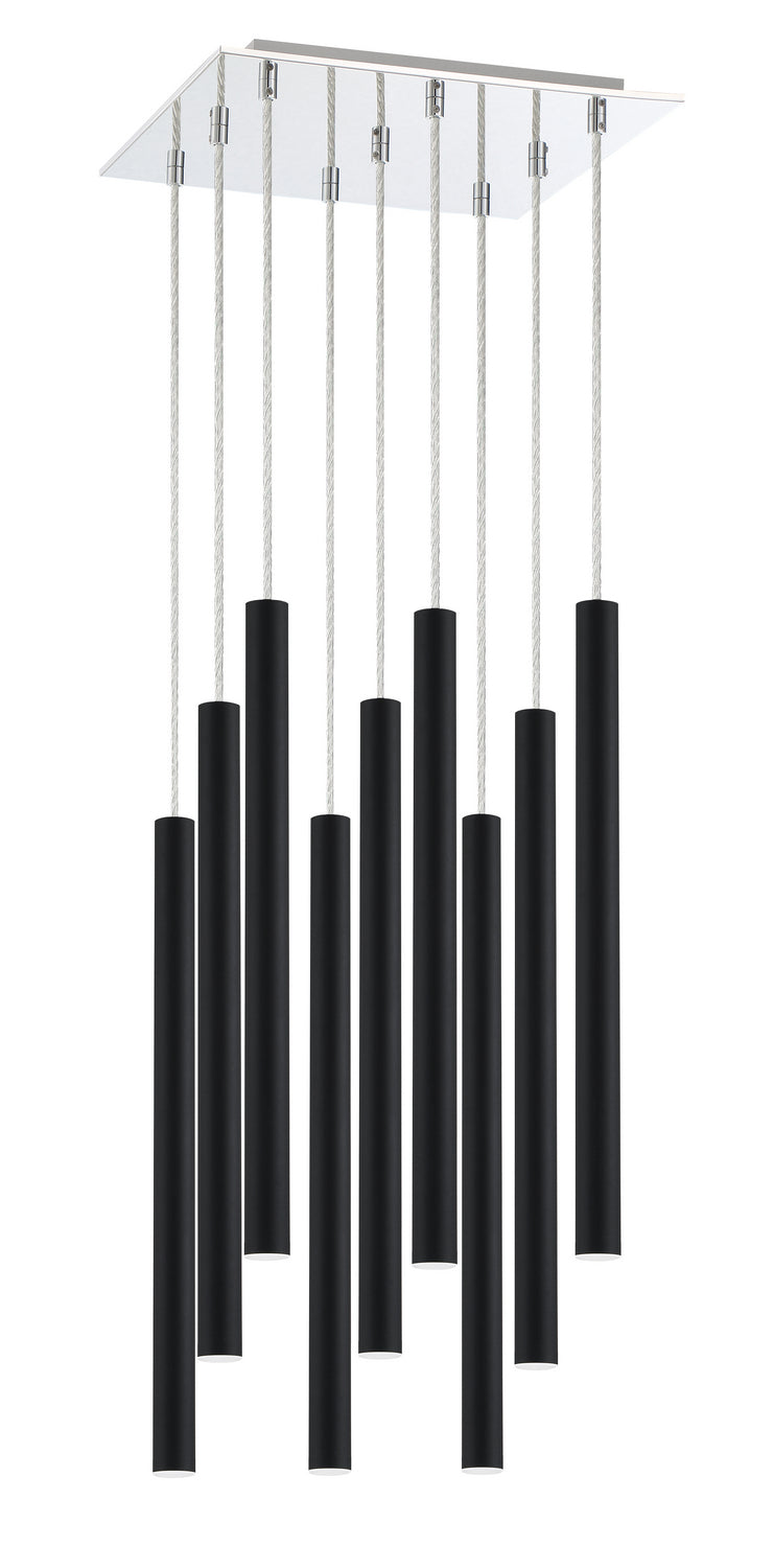 Z-Lite 917MP24-MB-LED-9SCH LED Chandelier, Chrome