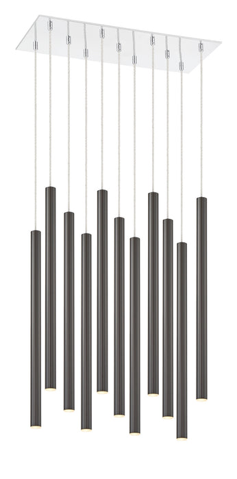 Z-Lite 917MP24PBL-LED-11LCH LED Chandelier, Chrome