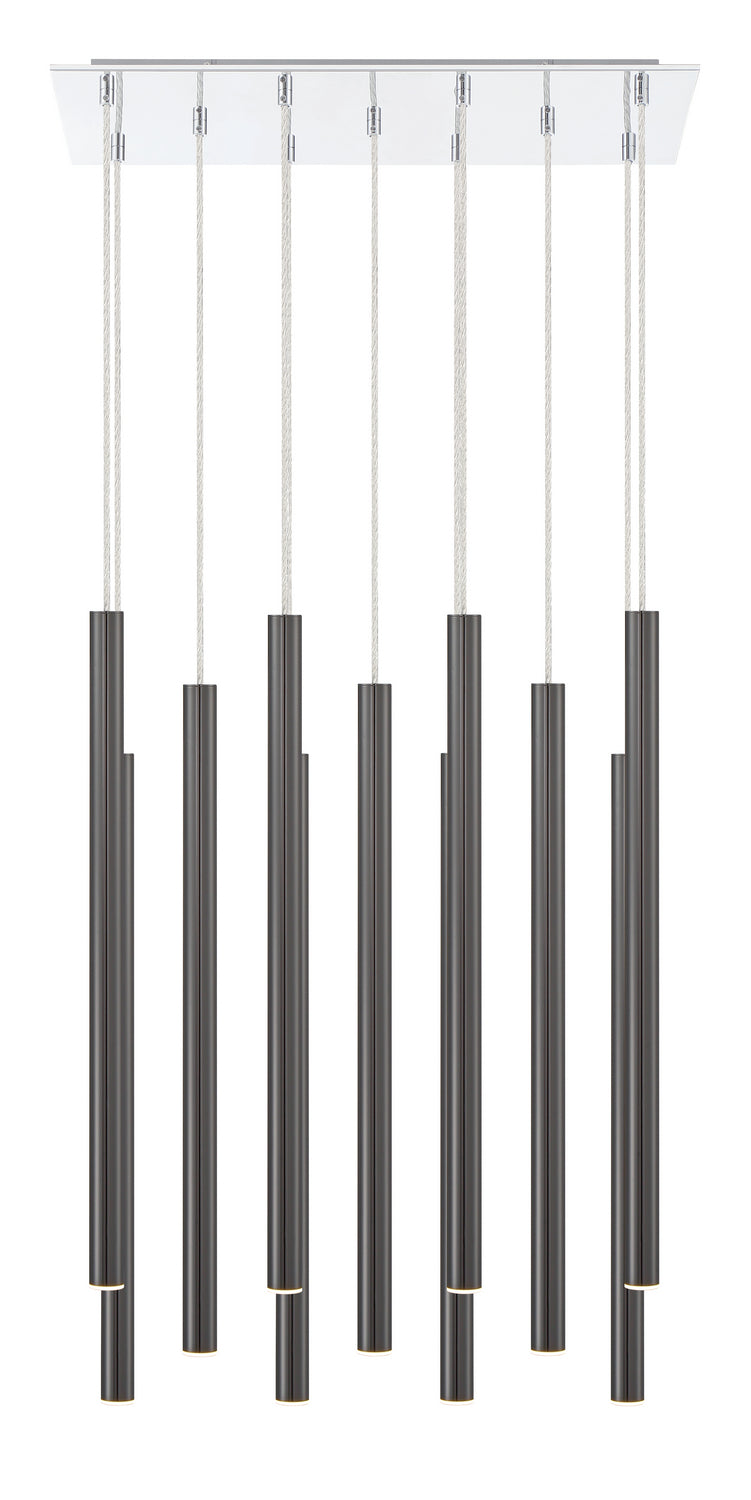 Z-Lite 917MP24PBL-LED-11LCH LED Chandelier, Chrome