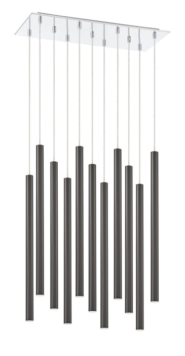Z-Lite 917MP24PBL-LED-11LCH LED Chandelier, Chrome