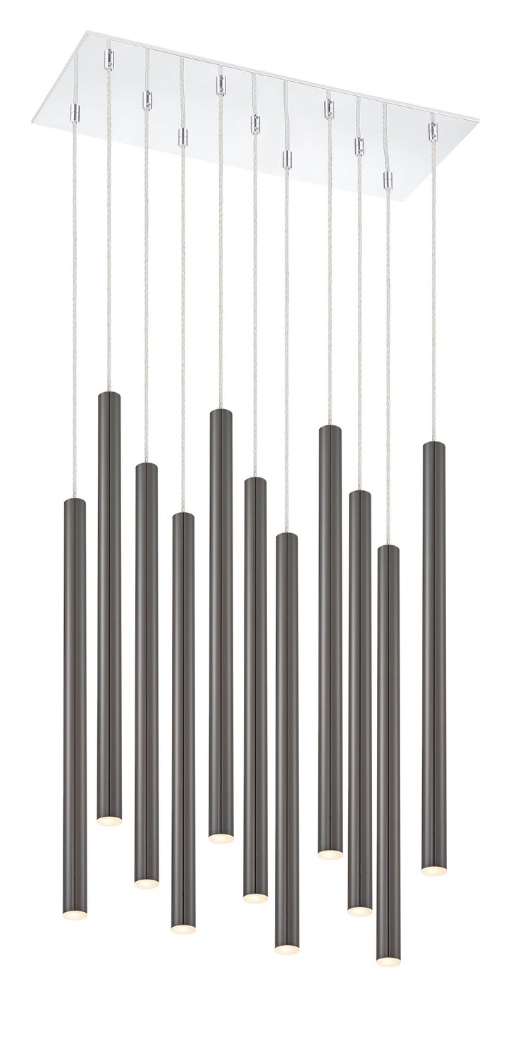 Z-Lite 917MP24PBL-LED-11LCH LED Chandelier, Chrome