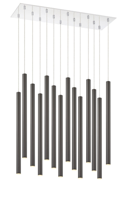 Z-Lite 917MP24PBL-LED-14LCH LED Chandelier, Chrome