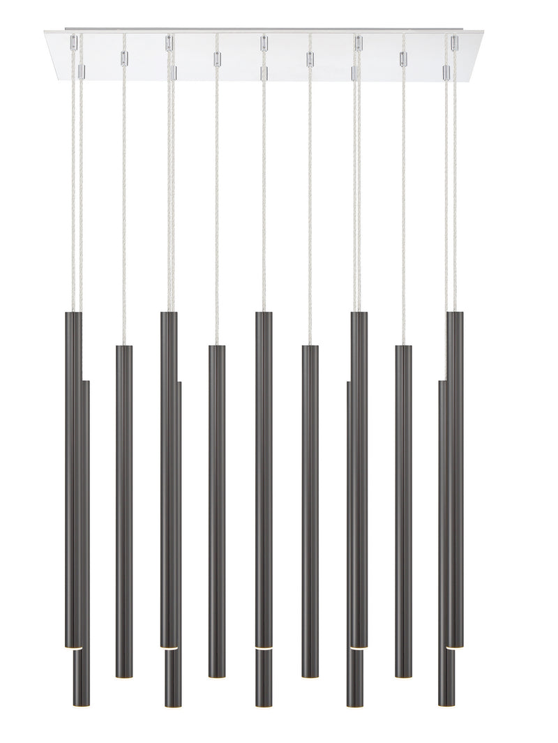 Z-Lite 917MP24PBL-LED-14LCH LED Chandelier, Chrome