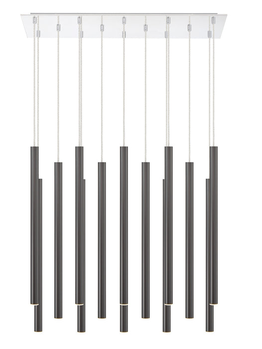 Z-Lite 917MP24PBL-LED-14LCH LED Chandelier, Chrome