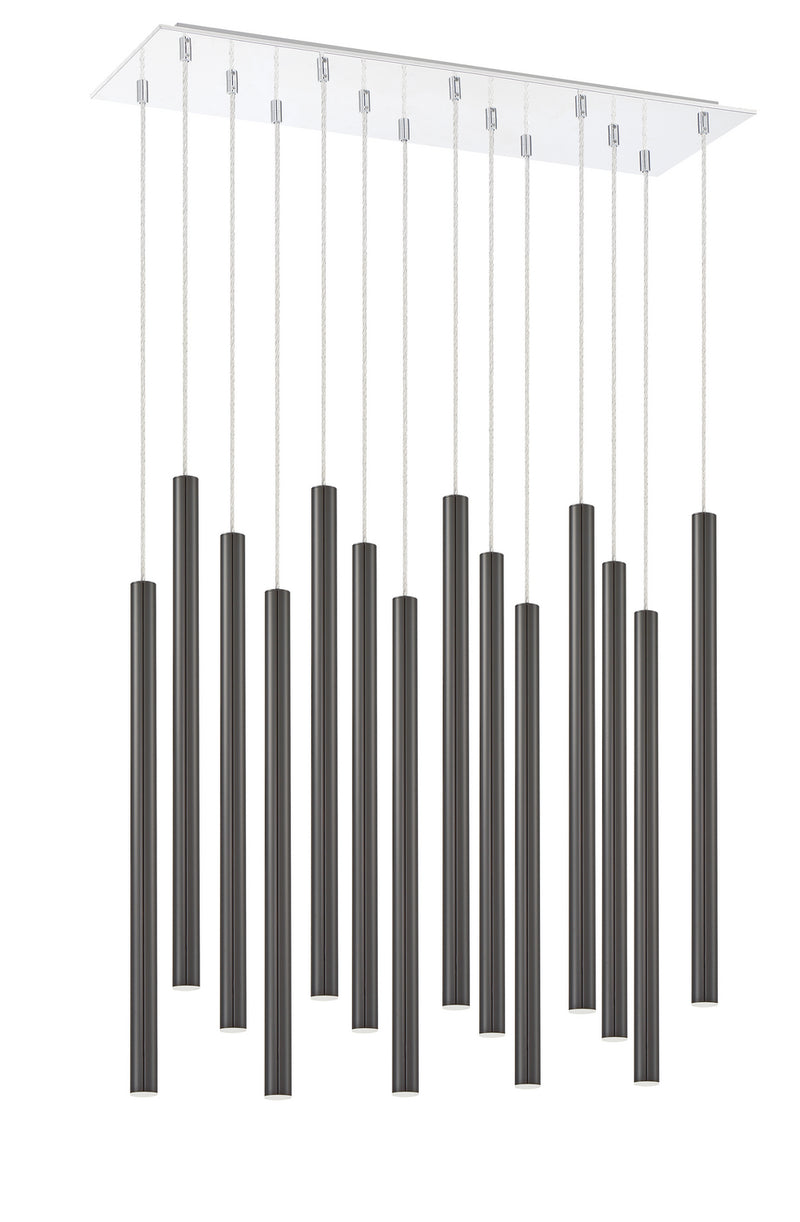 Z-Lite 917MP24PBL-LED-14LCH LED Chandelier, Chrome