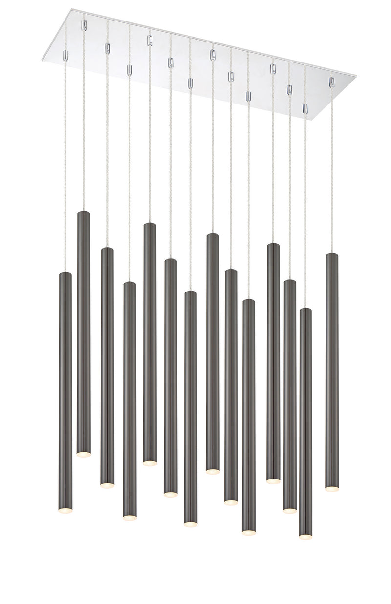 Z-Lite 917MP24PBL-LED-14LCH LED Chandelier, Chrome