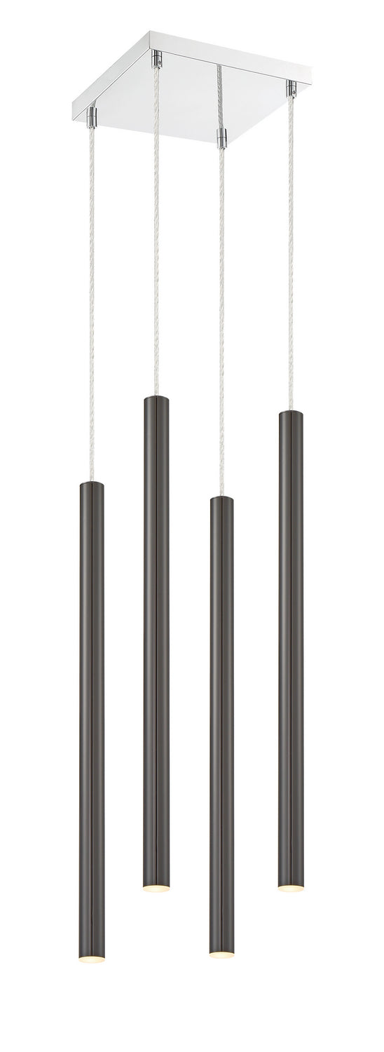 Z-Lite 917MP24-PBL-LED-4SCH LED Chandelier, Chrome