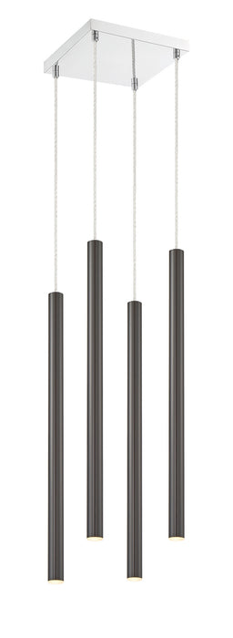 Z-Lite 917MP24-PBL-LED-4SCH LED Chandelier, Chrome