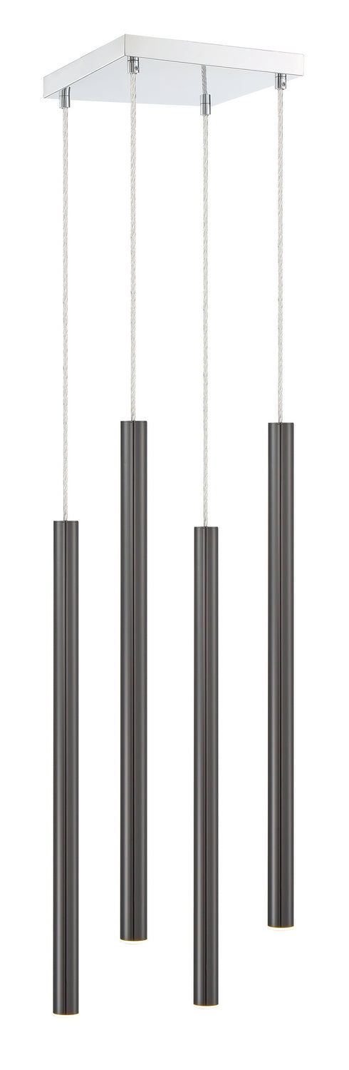 Z-Lite 917MP24-PBL-LED-4SCH LED Chandelier, Chrome