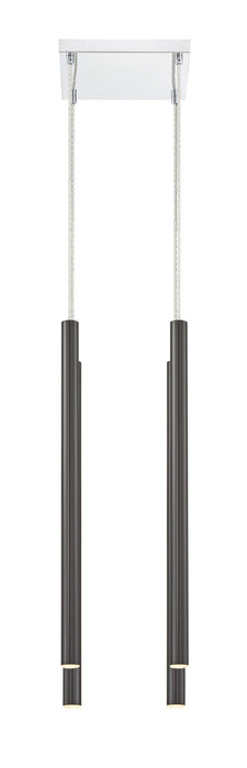 Z-Lite 917MP24-PBL-LED-4SCH LED Chandelier, Chrome