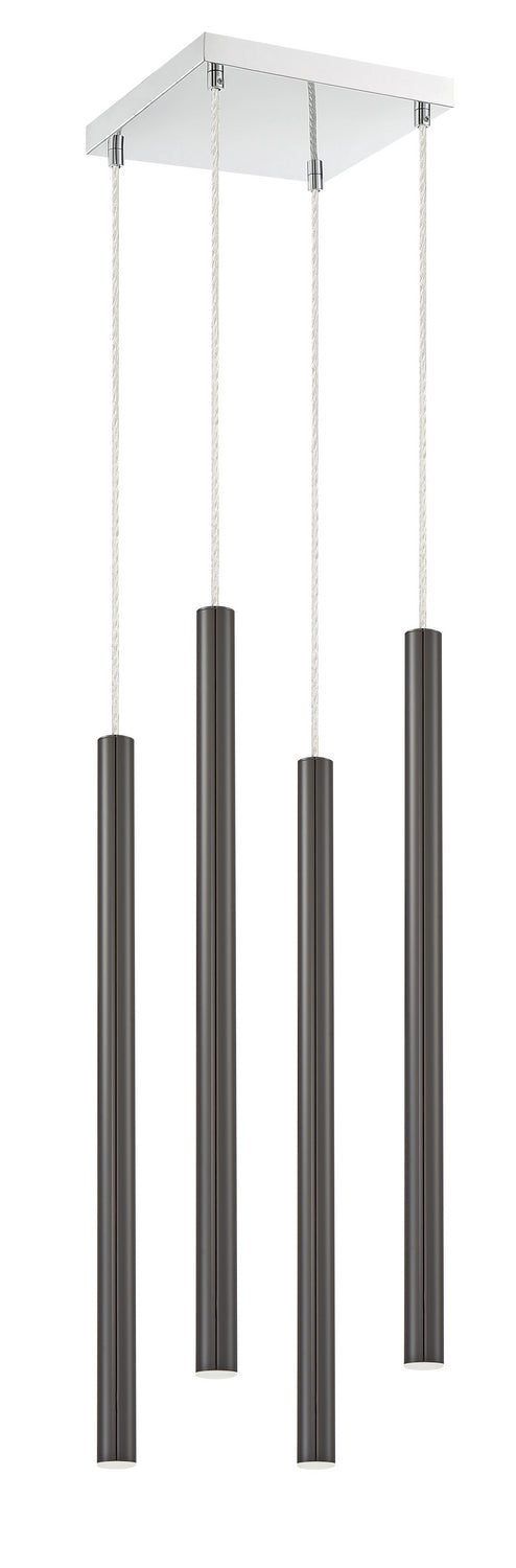 Z-Lite 917MP24-PBL-LED-4SCH LED Chandelier, Chrome