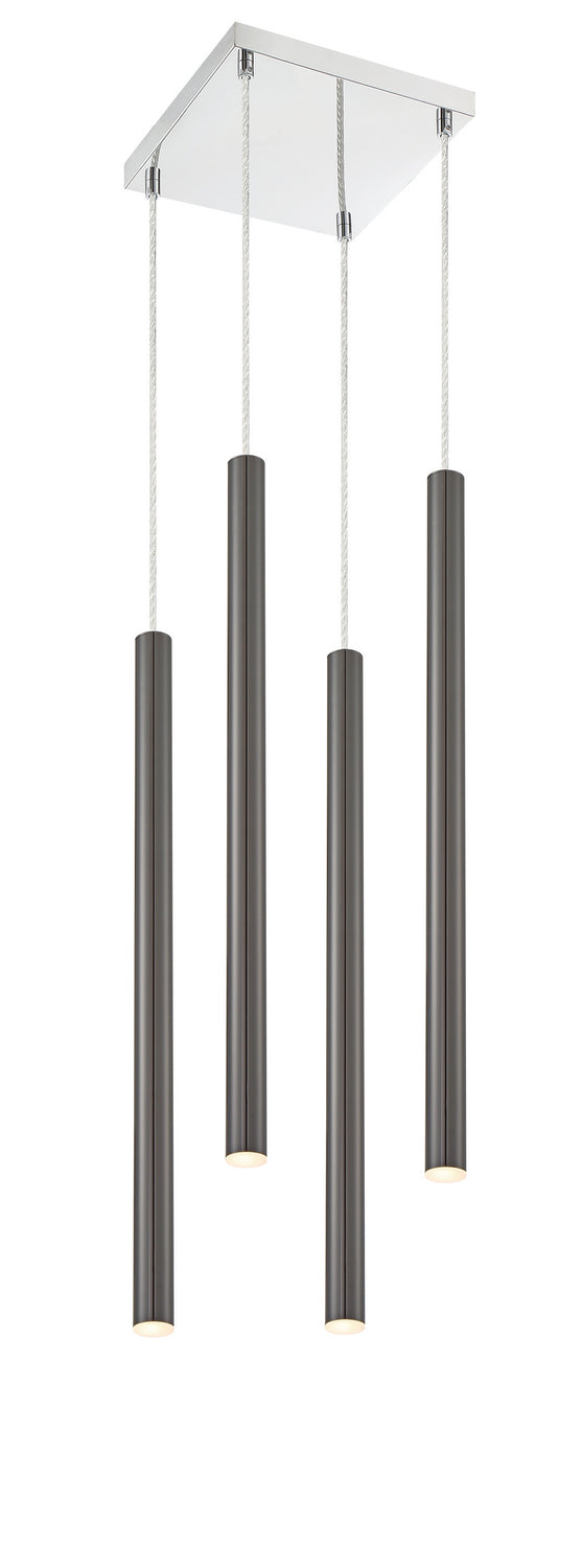 Z-Lite 917MP24-PBL-LED-4SCH LED Chandelier, Chrome