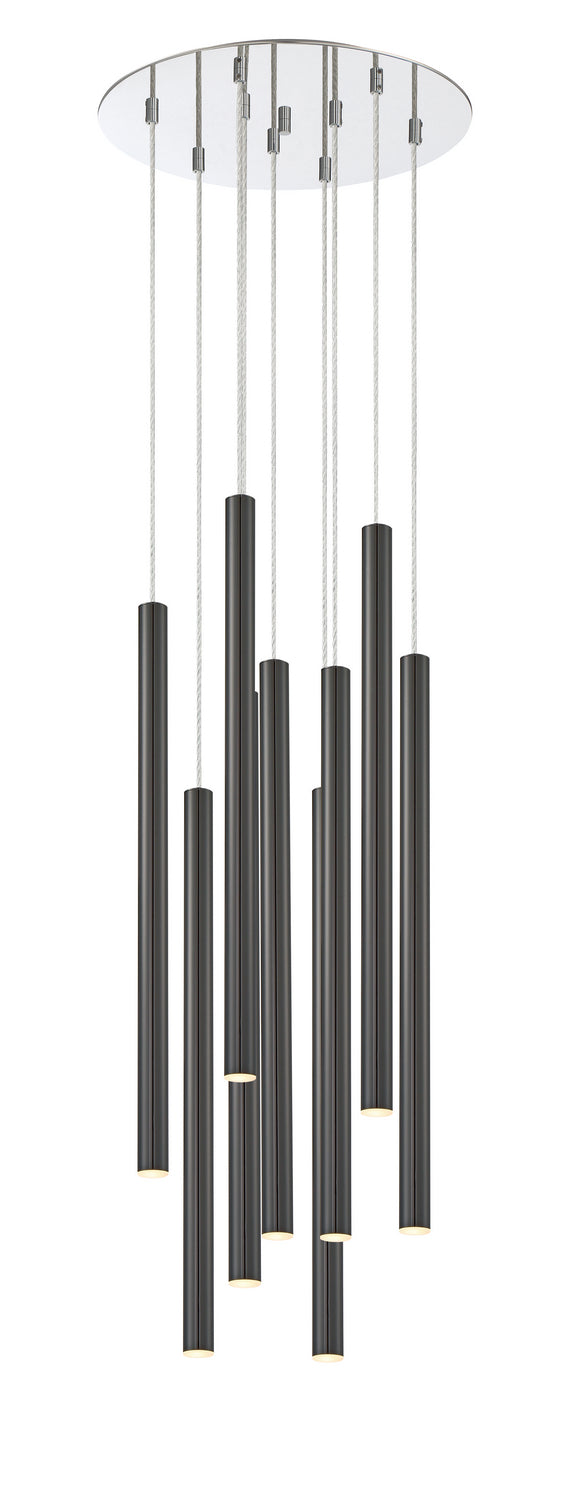 Z-Lite 917MP24-PBL-LED-9RCH LED Chandelier, Chrome