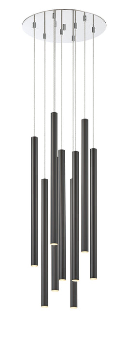 Z-Lite 917MP24-PBL-LED-9RCH LED Chandelier, Chrome