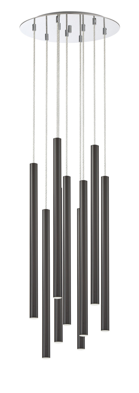 Z-Lite 917MP24-PBL-LED-9RCH LED Chandelier, Chrome