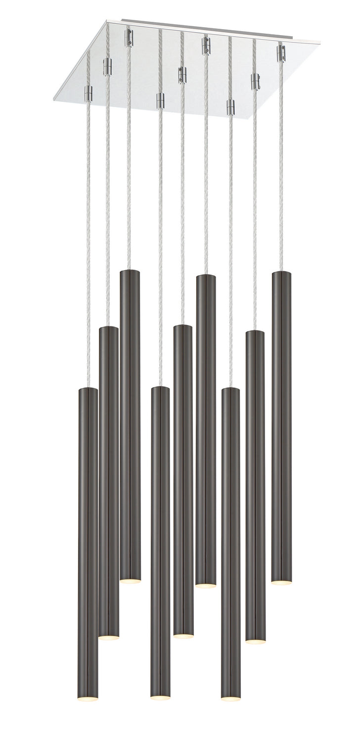 Z-Lite 917MP24-PBL-LED-9SCH LED Chandelier, Chrome