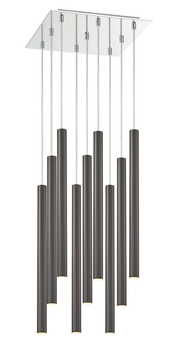 Z-Lite 917MP24-PBL-LED-9SCH LED Chandelier, Chrome