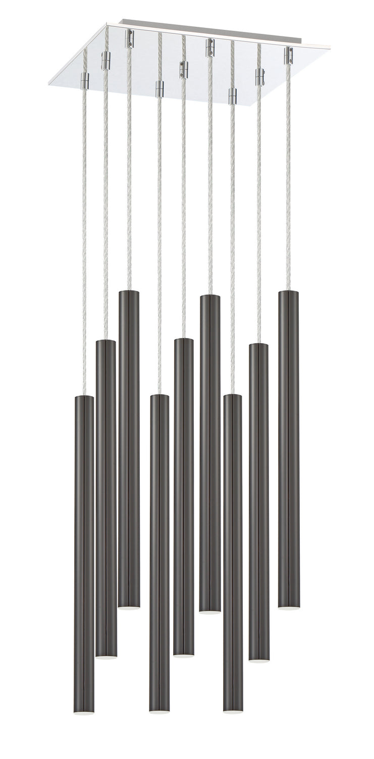 Z-Lite 917MP24-PBL-LED-9SCH LED Chandelier, Chrome