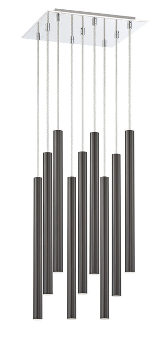Z-Lite 917MP24-PBL-LED-9SCH LED Chandelier, Chrome